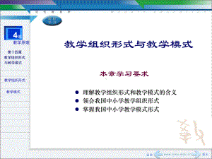 《教育学》课件之教学组织形式和教学模式..ppt