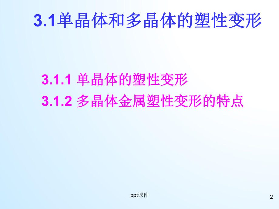 第三章-金属材料的塑性变形-ppt课件.ppt_第2页