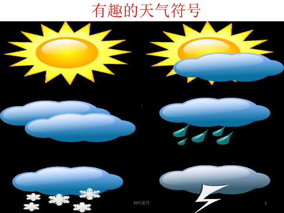 认识天气符号-ppt课件.ppt_第1页