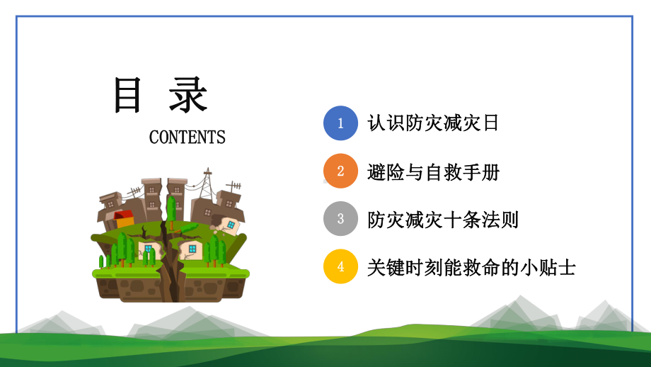 2022防震减灾主题班会-防震减灾儿童安全教育主题班会PPT课件（带内容）.ppt_第2页