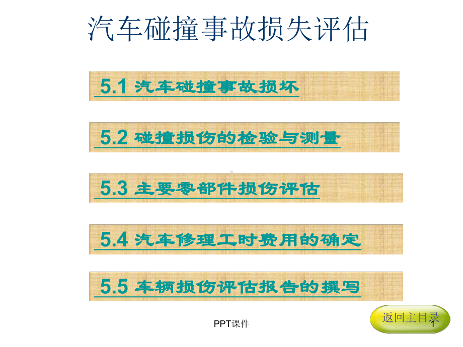 汽车碰撞事故损失-ppt课件.ppt_第1页