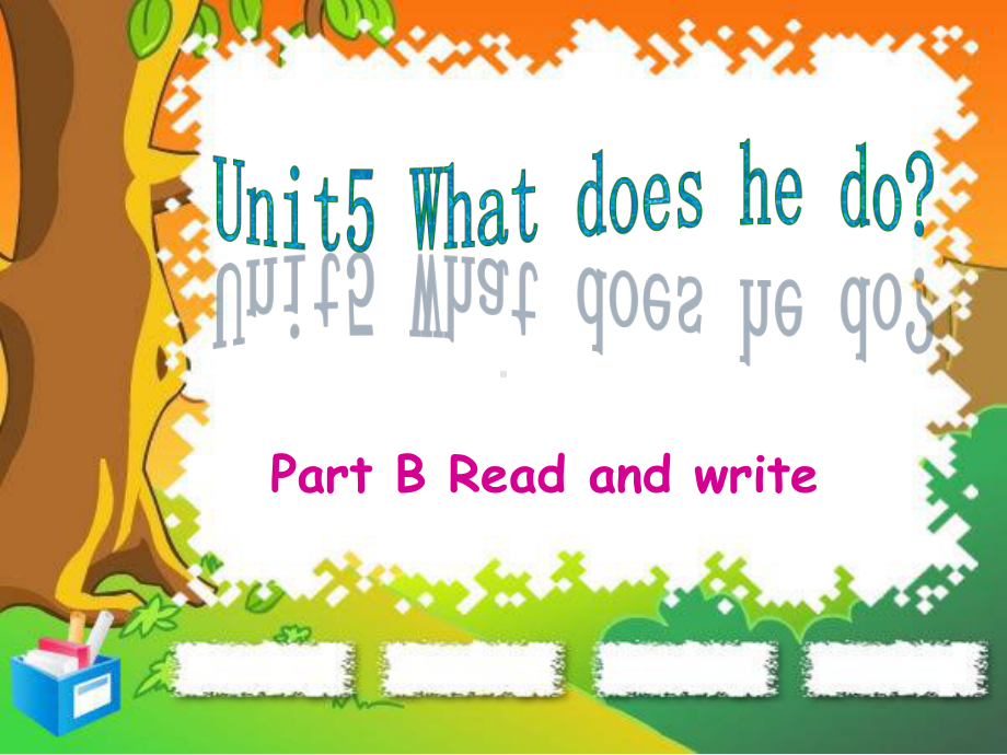 人教版(PEP)六年级英语上册新版PEP-小学英语六年级上册Unit5-Read-and-write课件.ppt--（课件中不含音视频）_第1页