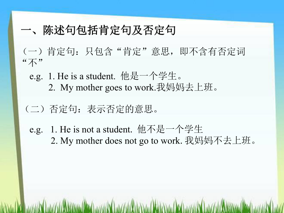 六年级下册英语课件-陈述句、一般疑问句和特殊疑问句-全国通用.ppt_第2页