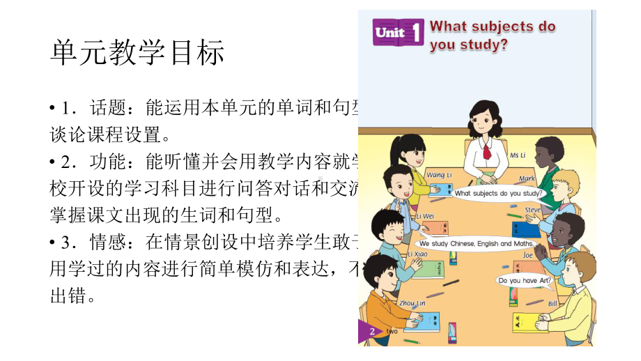 五年级下册英语课件-Unit1-What-subjects-do-you-study？｜湘鲁版-(共30张).ppt--（课件中不含音视频）_第2页