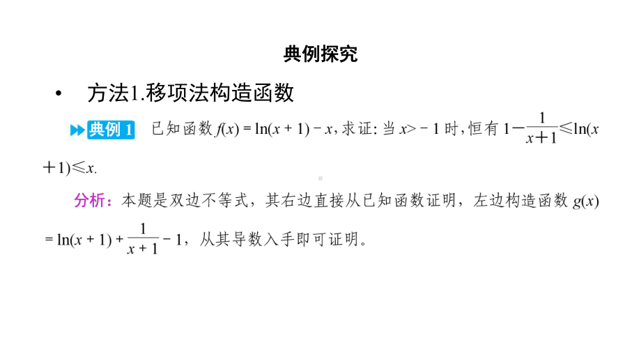 人教A版数学选修1-1导数构造函数法证明不等式课件.pptx_第3页