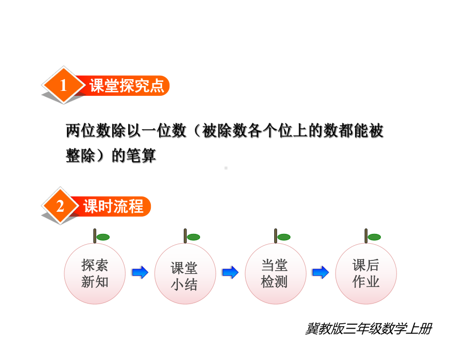 冀教版三年级数学上册《第3课时--两位数除以一位数没有余数》课件.ppt_第2页