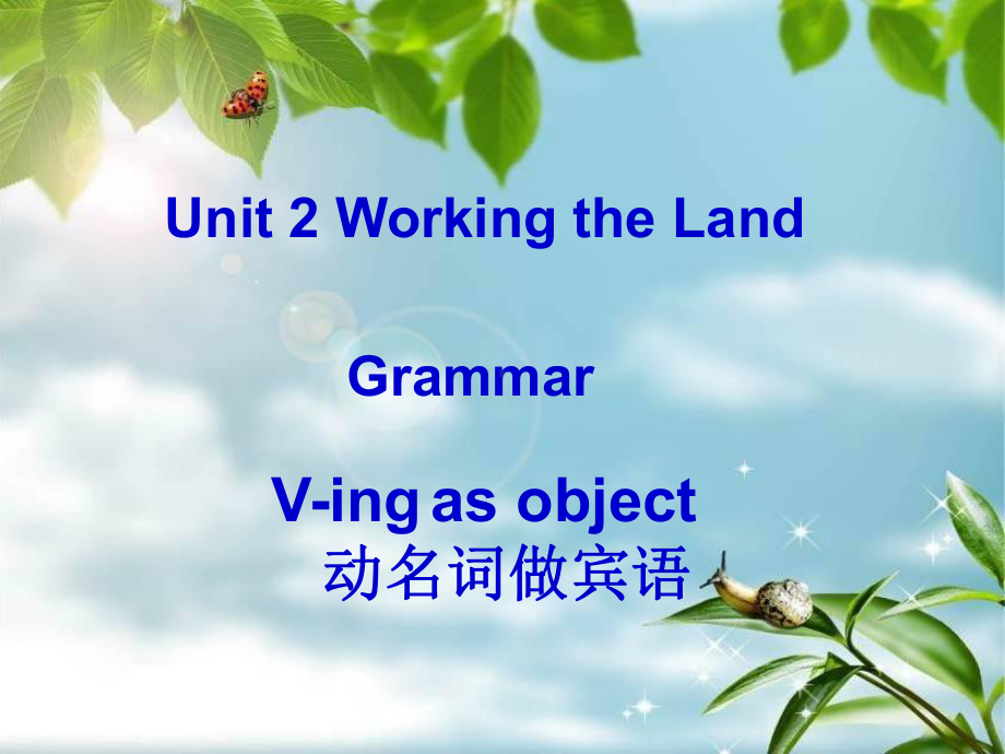 人教高中英语必修4Unit2Grammar(共23张)课件.ppt--（课件中不含音视频）_第1页