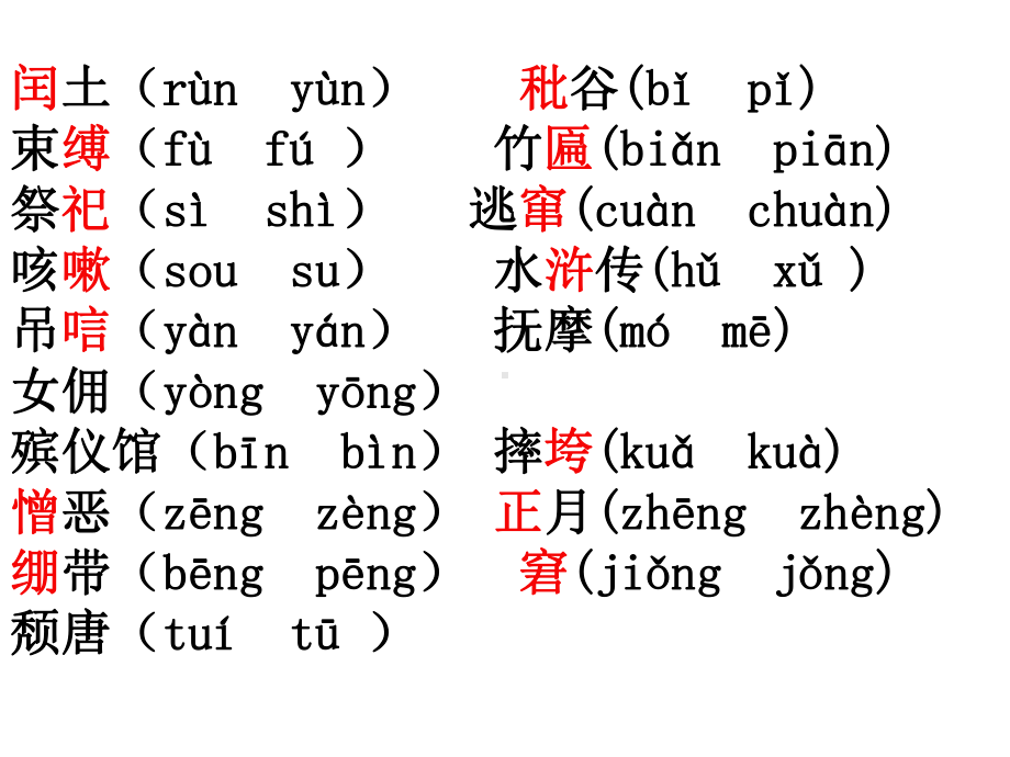 六年级上册语文第五单元复习课件.ppt_第3页