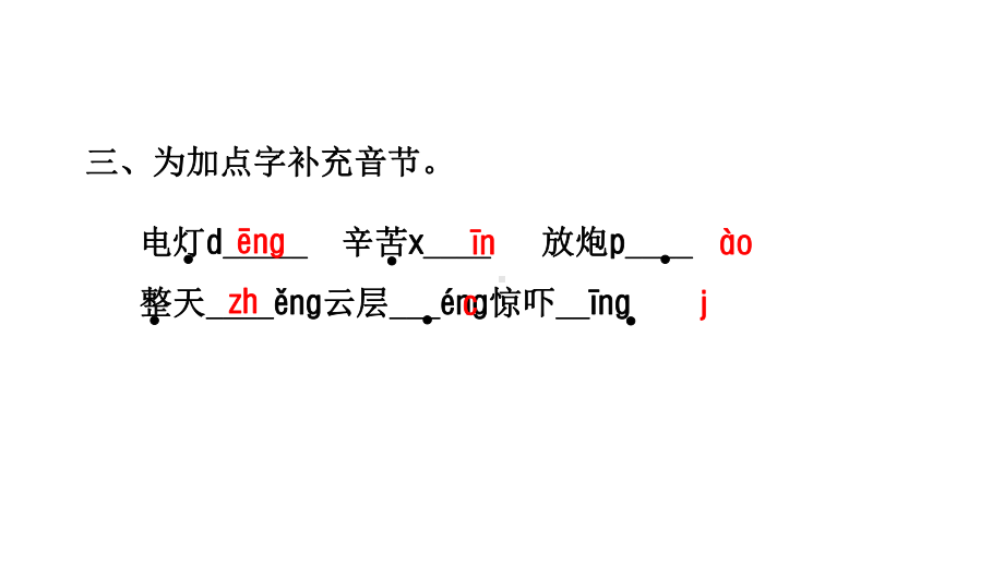 人教部编版二年级上册语文-专项复习之一-字词课件.ppt_第3页