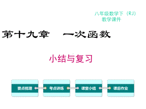 人教版八年级下册数学第十九章-小结与复习课件.ppt