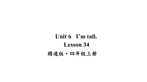 人教精通版四年级英语上Lesson-34课件.ppt--（课件中不含音视频）