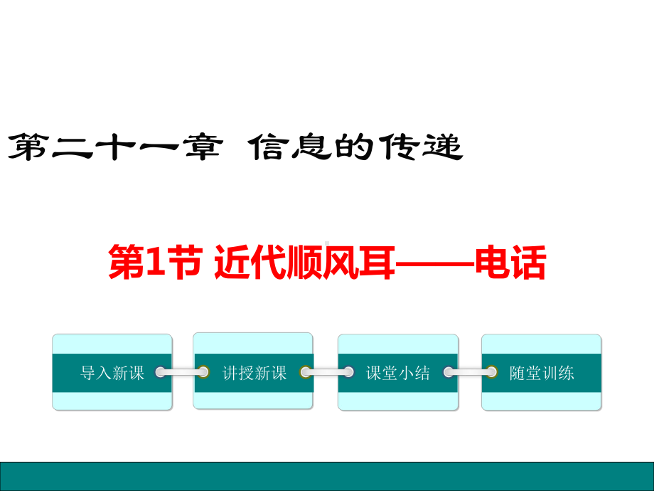 人教版初中物理九年级全册211-现代顺风耳-电话课件-(共20张).ppt_第1页