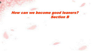 九年级英语全一册人教版-How-can-we-become-good-learners--section-B课件.ppt