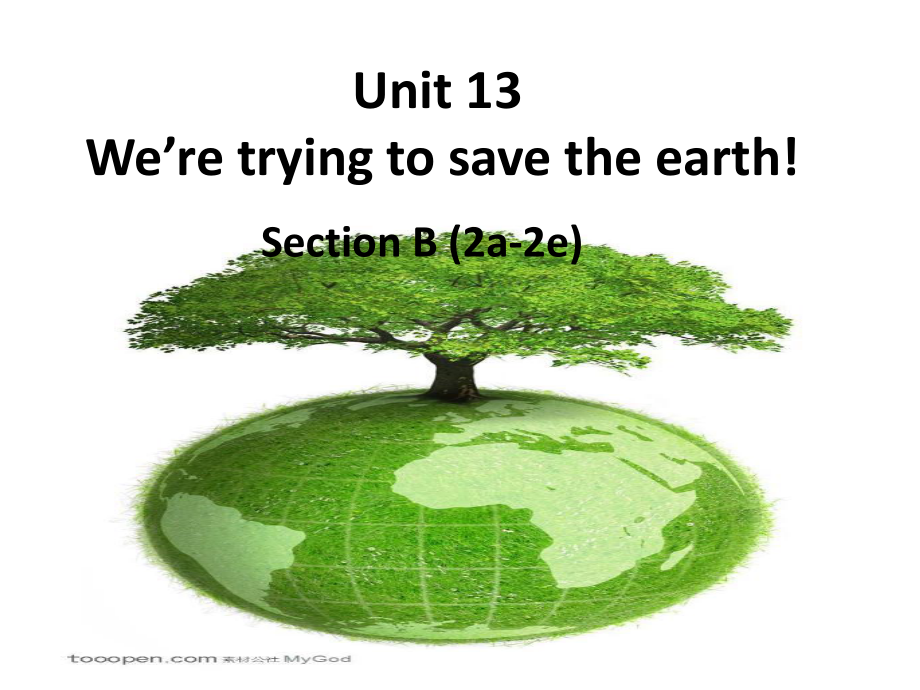 人教版新目标九年级英语《Unit-13-We’re-trying-to-save-the-earth!》课件.pptx--（课件中不含音视频）_第1页