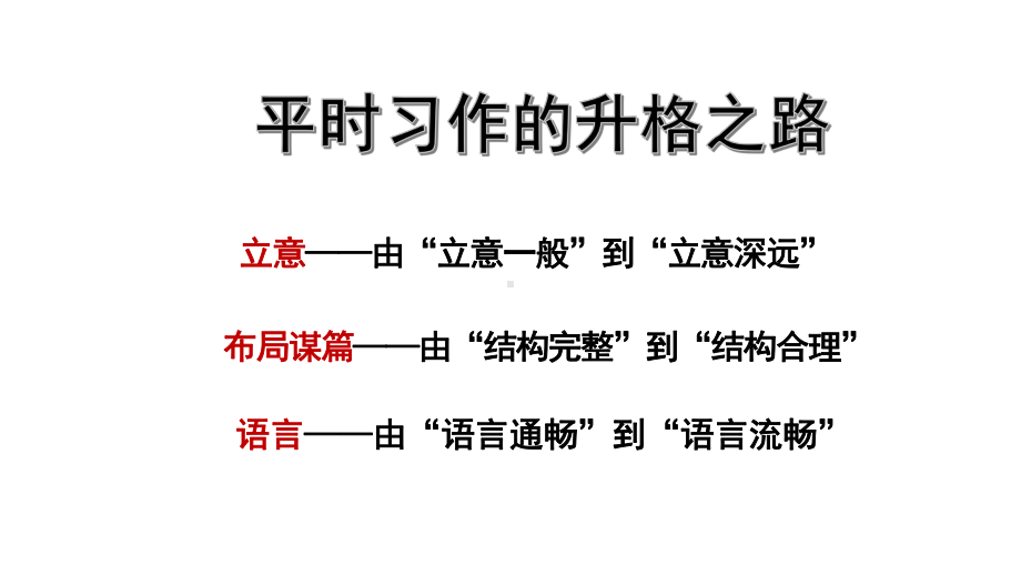 九年级语文复习(十四)第一节课件(含练习)：《平时习作的升格之路》.pptx_第1页