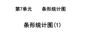 人教版小学数学四4年级上册课件：数学《条形统计图》.pptx