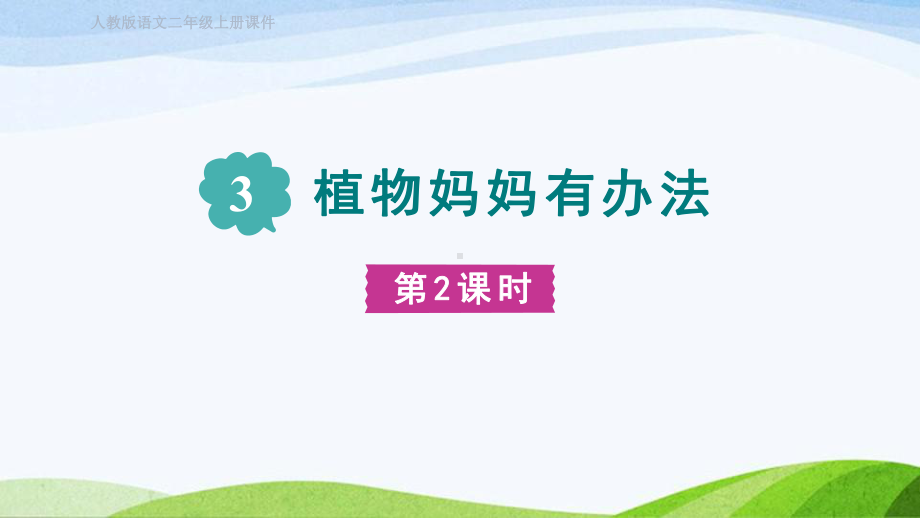 2023上部编版语文二年级上册《3植物妈妈有办法第二课时》.pptx_第3页