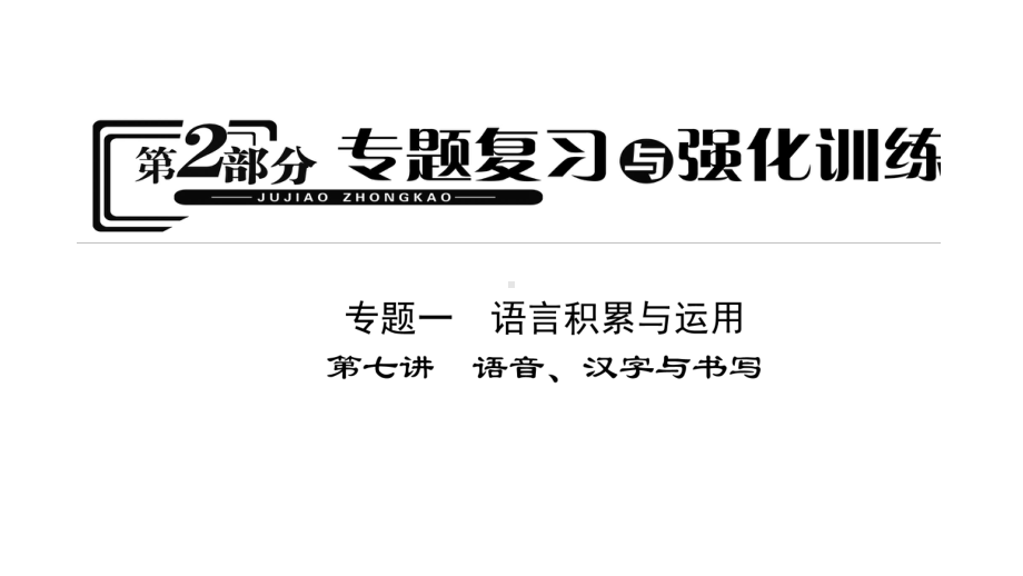 中考语文第2部分专题复习与强化训练第7讲语音、汉字与课件.ppt_第2页