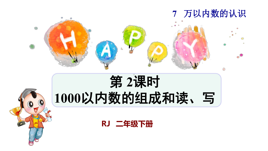 人教版小学二年级数学下册《1000以内的数的组成和读写》优秀课件.pptx_第1页