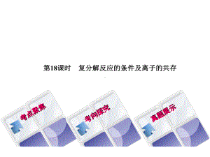 人教版(鄂尔多斯专版)九年级化学下册课件第18课时-复分解反应的条件及离子的共存.ppt