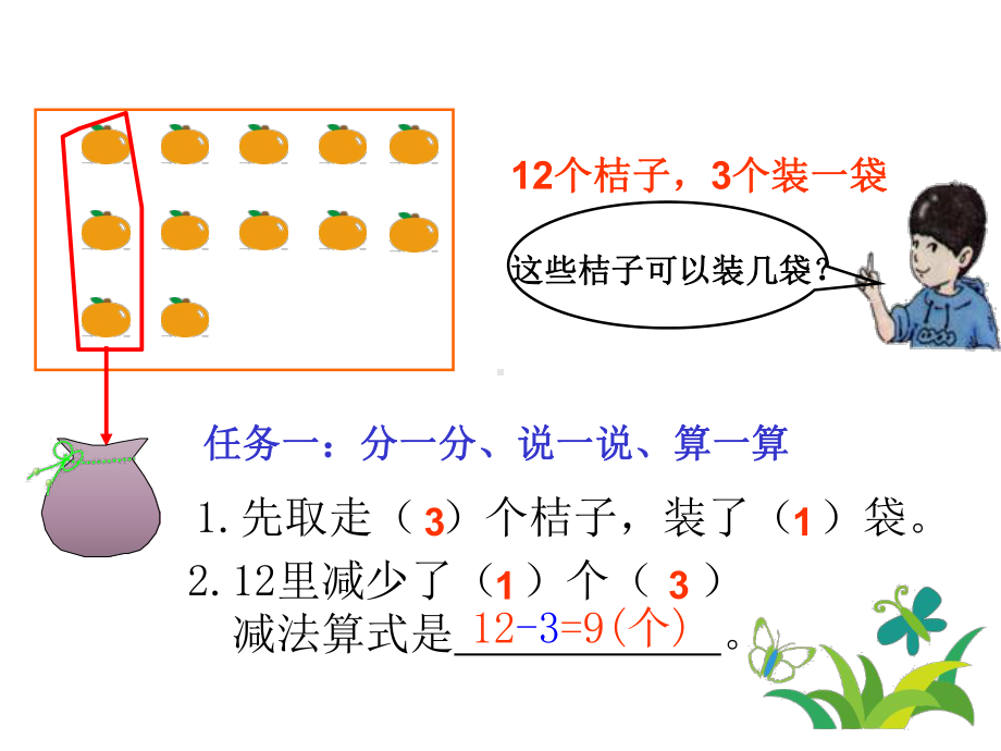 二年级上册数学课件乘法除法一分一分与除法沪教版共15张.ppt_第3页