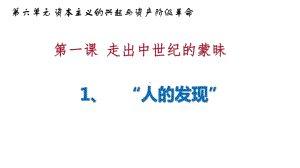 人教版八年级下册历史与社会第六单元资本主义的兴起与资产阶级革命复习课件.pptx