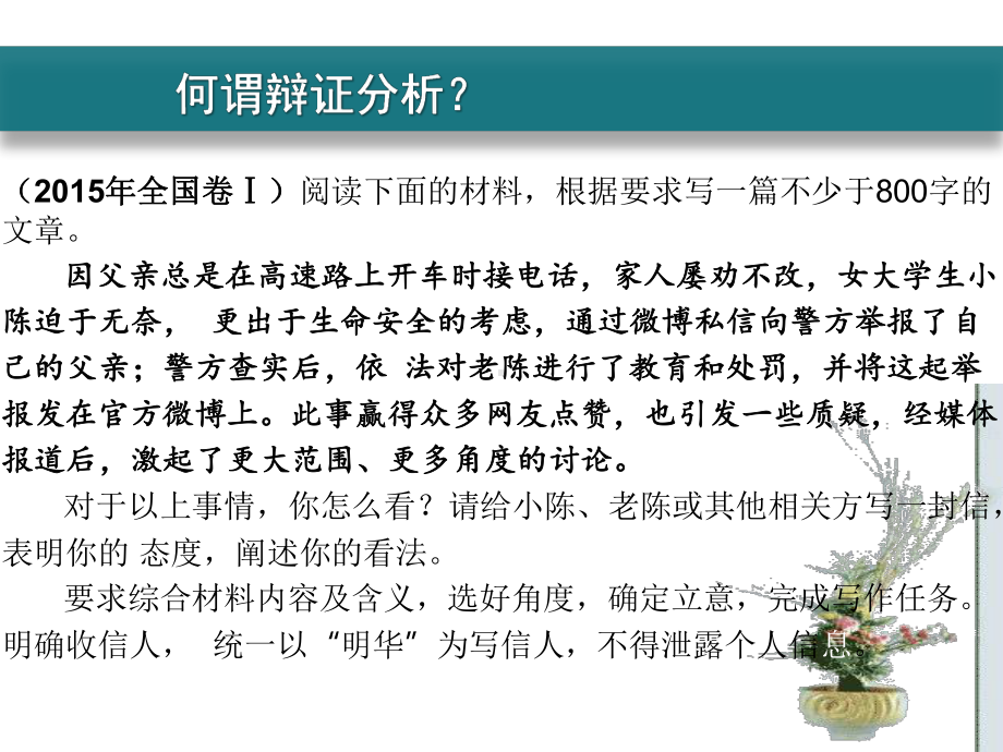 人教版高一必修四表达与交流议论文思辨性指导课件张.pptx_第3页