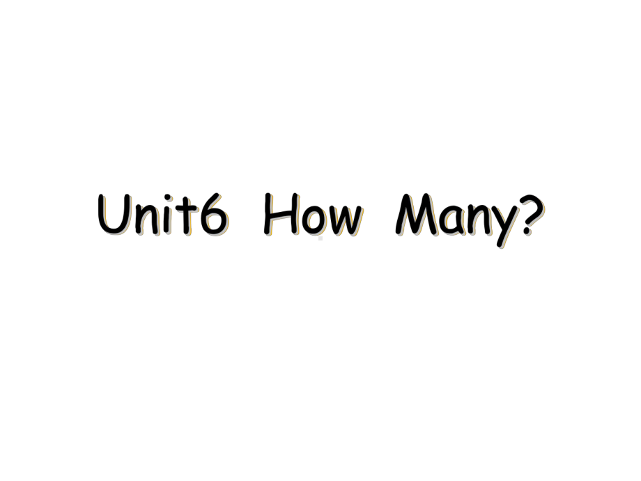 人教PEP三年级下册英语Unit6-《how-many》(共30张)课件.ppt--（课件中不含音视频）_第1页