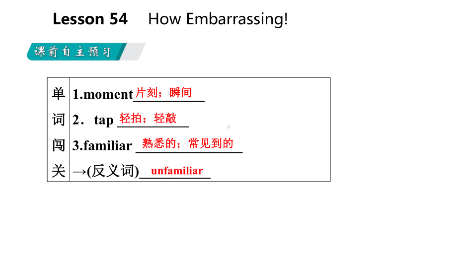 九年级英语下册Unit9CommunicationLesson54HowEmbarrassing课件(新版)冀教版.ppt--（课件中不含音视频）_第3页