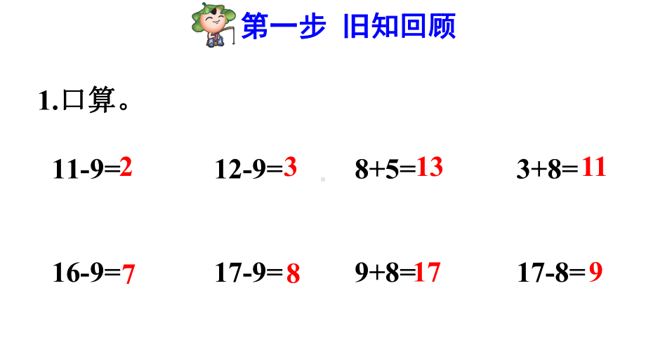 人教版小学一年级数学下册《十几减8》优秀课件.pptx_第2页