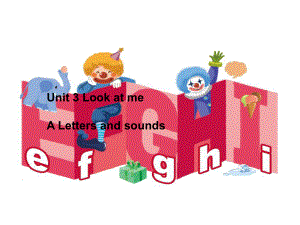 人教PEP版三年级英语上册教学课件-Unit3-A-Letters-and-sound.ppt--（课件中不含音视频）