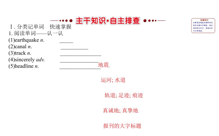 人教版高中英语必修1-Unit4单元课件(整单元).pptx--（课件中不含音视频）_第2页