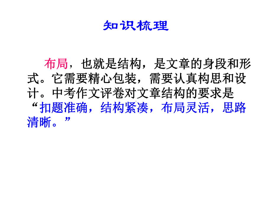 九年级作文指导课：谋篇布局课件作文专项指导课件.ppt_第3页