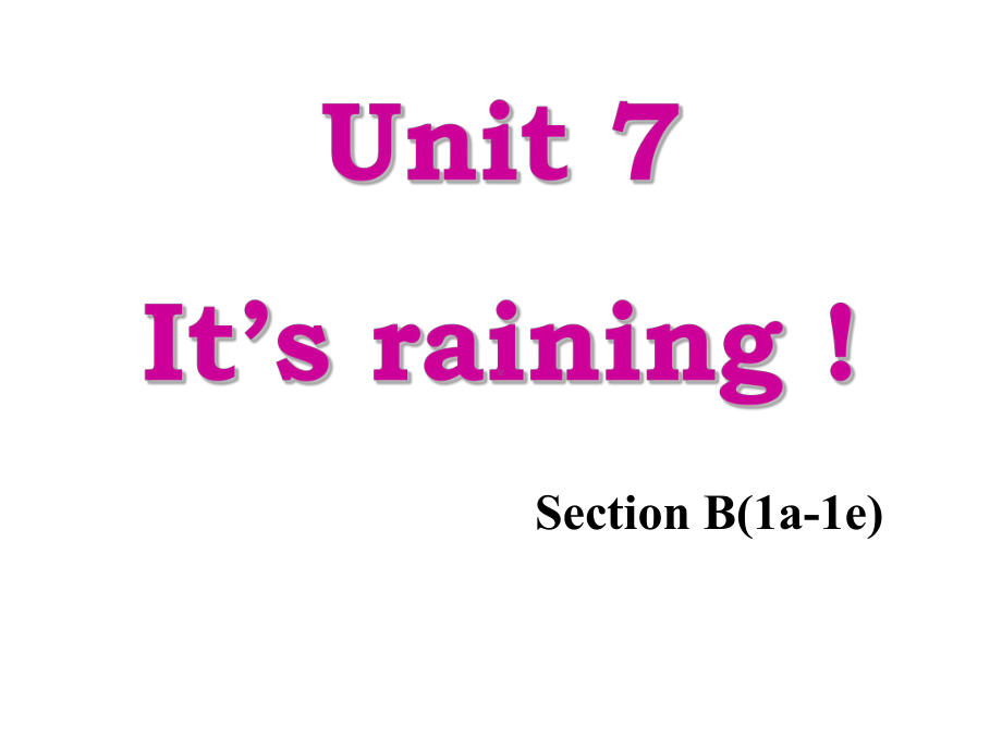 人教版七年级上册-Unit7-How-much-are-these-socks？-Section-B(1a-1e)(共25张)课件.pptx--（课件中不含音视频）_第1页