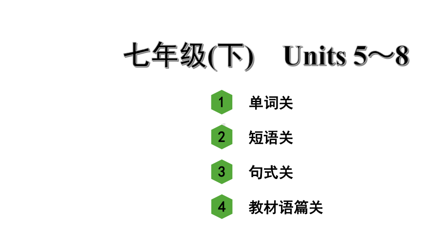 人教版中考英语词汇复习-七年级(下)-Units-5～8课件.ppt_第1页