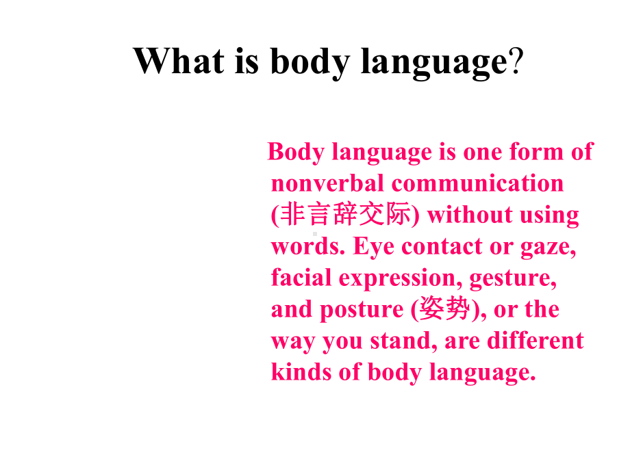 人教版高中英语Book-4-Unit-4-Body-language-Reading-1一等奖优秀课件.ppt--（课件中不含音视频）_第2页