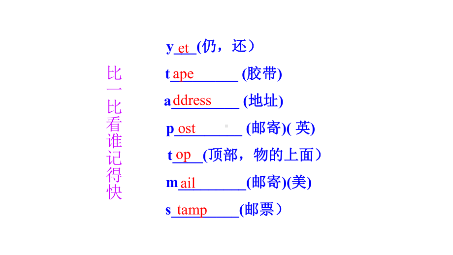 冀教版英语八年级上册Lesson17-Presents-from-Canada-课件.pptx--（课件中不含音视频）_第3页