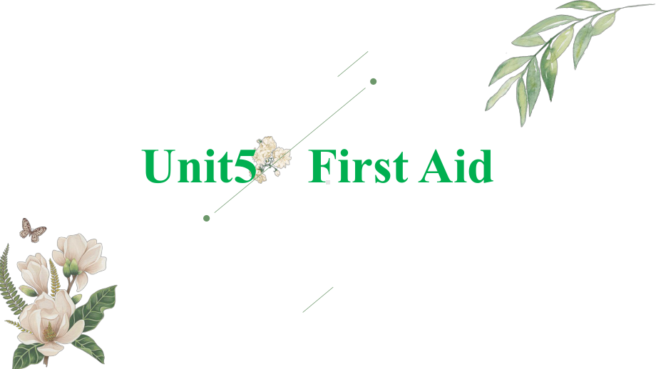 人教版高中英语必修五unit5-First-aid-(Warming-up+Reading)(共27张)课件.pptx--（课件中不含音视频）_第1页