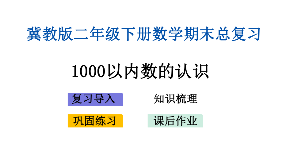 冀教版小学数学二年级下册全册期末专题复习课件.pptx_第2页