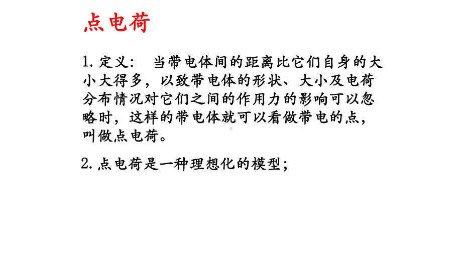 人教版高中物理选修3—1-第一章-静电场12库仑定律公开课教学课件共20张.ppt_第2页