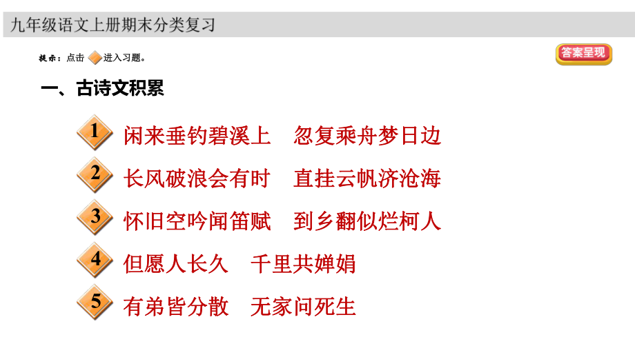 九年级语文上册期末分类复习文古诗文积累与古诗词鉴赏课件.pptx_第2页