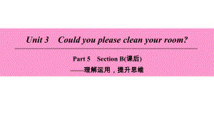 八年级英语下册Unit3CouldyoupleasecleanyourroomPart课件.ppt--（课件中不含音视频）