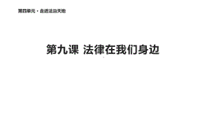 人教版道德与法治七年级下册《法律保障生活》课件.pptx