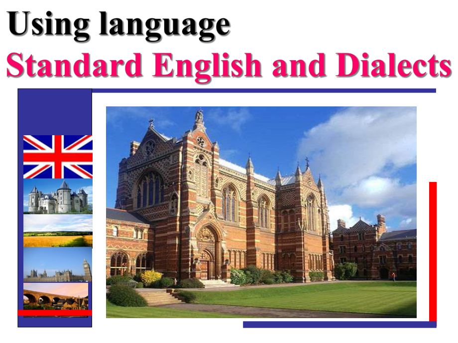 人教版高一英语必修一unit2-usinglanguage-standard-English-and课件.ppt--（课件中不含音视频）_第1页