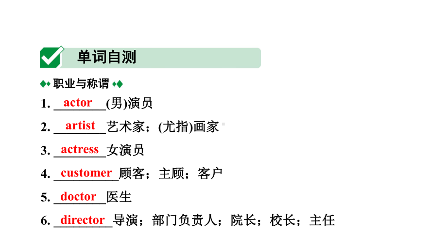 人教版中考英语词汇复习-专题二-名词-话题2-称谓类课件.ppt_第3页