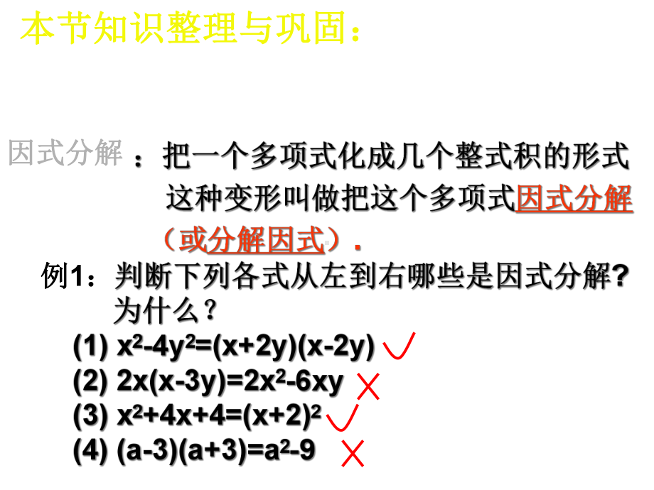 《因式分解》总复习课课件.ppt_第2页