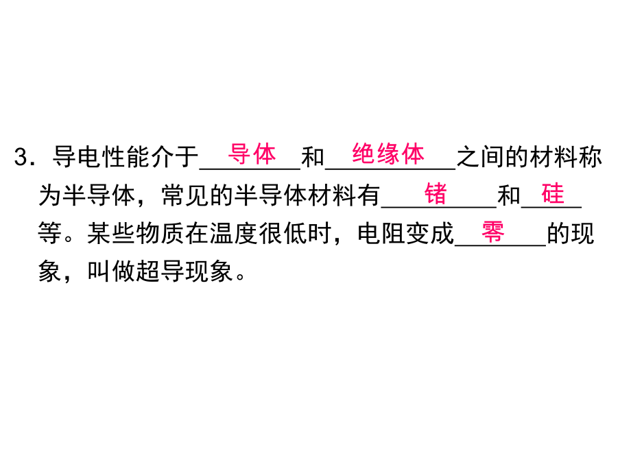 九年级物理全册163电阻(第1课时电阻半导体与超导体)课件(新版)新人教版.ppt_第3页