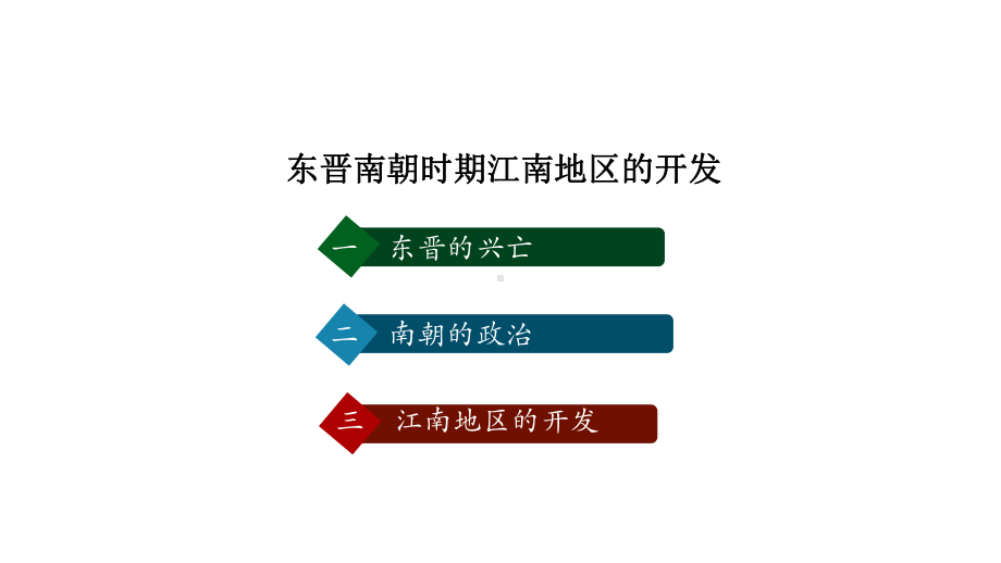 初一历史(人教版)《东晋南朝时期江南地区的开发》（教案匹配版）国家级中小学课程课件.pptx_第2页