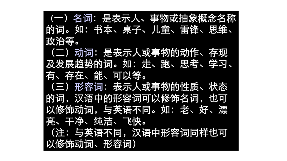 中考语文专项复习现代汉语的词性及句子成分完美课件.pptx_第3页