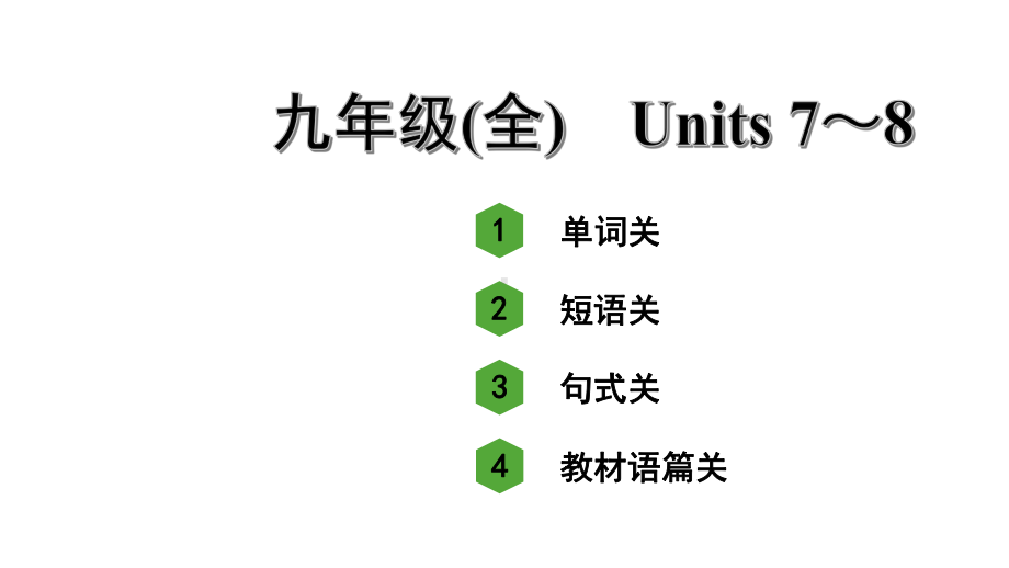 人教版中考英语词汇复习-九年级(全)-Units-7~8课件.ppt_第1页